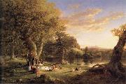 Thomas Cole A Pic-Nic Party oil on canvas